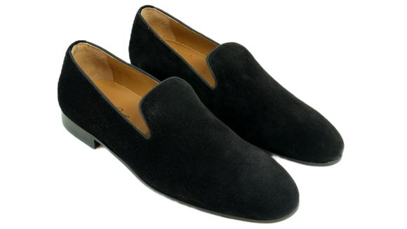 P R E G O  |  black velour suede