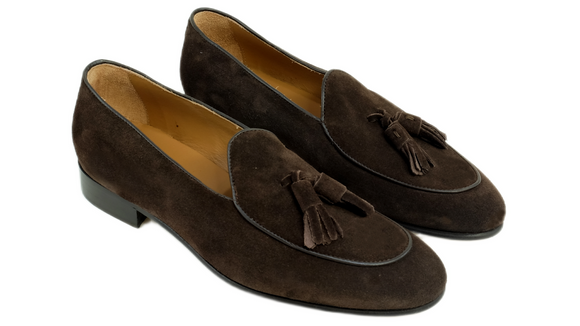 P O R T O  |  dark brown suede