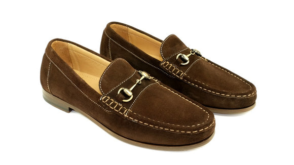 S N A F F L E | brown suede